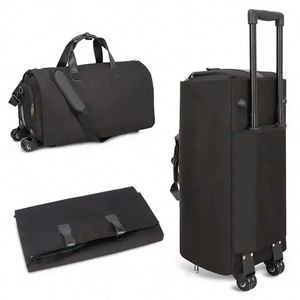 Échantillon Gratuit - Sac de Voyage à Roulettes Personnalisé Grande Taille pour Vêtements, Sac de Costume Extensible avec Compartiment à Chaussures - Product Image 4