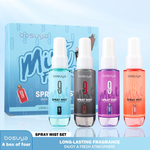 Wholesale Bosuya Fragrance Perfume <b>Spray</b> <b>Set</b> Non Alcoholic Long Lasting Floral Fruit Body Mist Niche Perfume 40ml - Product Image 1