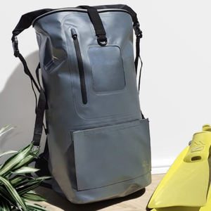 OEM कस्टम लोगो मुद्रित 500D पीवीसी सूखी बैग आउटडोर खेल स्विमिंग डाइविंग उपकरण पानी के सबूत बैग 40L लंबी पैदल यात्रा निविड़ अंधकार बैग - Product Image 2