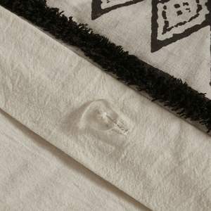 Juego de ropa de cama de mezcla de lino y algodón de 3 piezas DB - Product Image 2