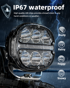 Feux de position LED fumés ambre pour camion ODM, feux de toit LED pour pick-up, voiture tout-terrain <span class=keywords><strong>4x4</strong></span> - Product Image 5