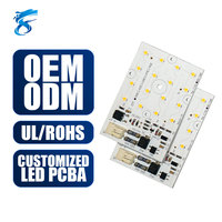 Carte de circuit imprimé LED en aluminium SMD haute résistance au température (TG) FR-4 certifiée ISO9001 pour éclairage public