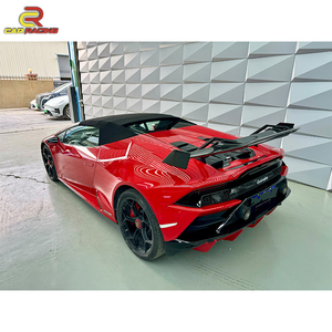 Spoiler arrière en carbone sec pour <span class=keywords><strong>Lambo</strong></span> <span class=keywords><strong>Huracan</strong></span> <span class=keywords><strong>EVO</strong></span> Upgrade to STO Style Body Kit Rear Wing - Product Image 5