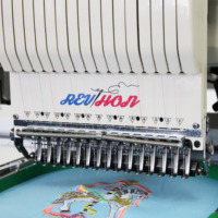 Revhon Machine à broder informatisée à tête unique haute vitesse pour T-shirts et casquettes, prix fournisseurs, à vendre