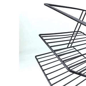 Minimalisme Nieuw Ontwerp 2 Tier Metalen Rack Desktop Hoek Opslagplank Voor Keuken Badkamer Organizer - Product Image 5