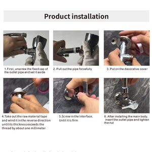Pano.V Chrome <b>Single</b> Handle Kitchen Faucet Deck Mounted Sink <b>Basin</b> Mixer <b>Tap</b> Zinc Alloy Ceramic Valve for Kitchen Sink - Product Image 5