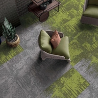 Meistverkaufte Produkte Selbstklebende Teppichfliesen Luxuriöse Getuftete Schnittflor-Modulare 100% Universelle Nylon 6 50x50cm Teppichfliesen
