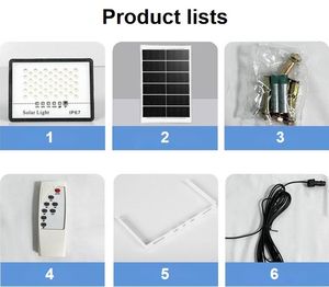 Nouvelle lampe solaire en ABS avec LED pleine étoile, projecteur solaire de jardin pour éclairage extérieur - Product Image 5