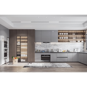 Set di <span class=keywords><strong>Mobili</strong></span> da <span class=keywords><strong>Cucina</strong></span> su Misura con Dimensioni Personalizzabili e Spazi di Stoccaggio Versatili per Cucine Open Space - Product Image 2
