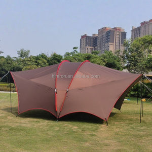 Grande bâche <span class=keywords><strong>tunnel</strong></span> spacieuse, protection solaire, imperméable, pergola, bâche de camping robuste pour extérieur, barbecue, tente portable - Product Image 6
