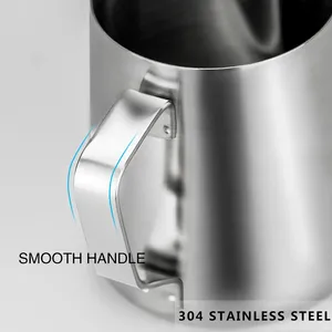 Brocca per Montare il Latte da 350ml in Acciaio Inox per Caffè e Espresso, Utensile da Campeggio per Baristi - Product Image 2