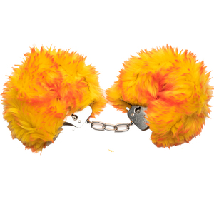 Vente chaude est réaliste police jouet menottes fantaisie bondage sex toys xxx fer métal menottes lourdes avec des menottes à fourrure rose - Product Image 2