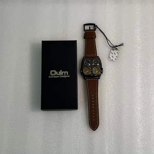 Hotsale New Oulm người đàn ông của Punk phong cách lớn quay số đa phong trào thạch anh xem với da - Product Image 2