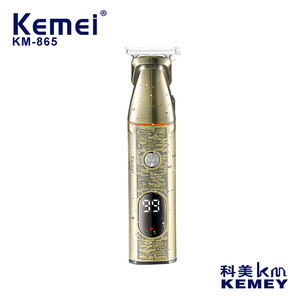 เครื่องตัดผมไฟฟ้าเคเมอิ KM-865 เครื่องตัดผมแบบชาร์จไฟได้พร้อมจอแสดงผลดิจิตอลกันน้ำสำหรับใช้ในบ้าน - Product Image 5