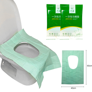 Fundas para asiento de inodoro desechables extra grandes desechables portátiles de Viaje Funda para asiento de inodoro desechable impermeable funda para asiento de inodoro - Product Image 1