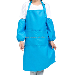 Delantal <span class=keywords><strong>de</strong></span> pintura <span class=keywords><strong>de</strong></span> algodón <span class=keywords><strong>para</strong></span> niños, diseño <span class=keywords><strong>de</strong></span> Chef <span class=keywords><strong>de</strong></span> jardín <span class=keywords><strong>para</strong></span> niños, <span class=keywords><strong>para</strong></span> cocina, escuela, delantal impermeable <span class=keywords><strong>para</strong></span> niños en blanco con bolsillo - Product Image 6