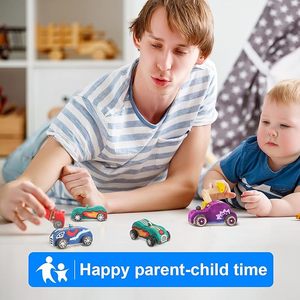 Wood DIY <b>Car</b> Toys, Unfinished Wooden <b>Cars</b>, Crafts for Students Home Activities, Easy Woodworking and Family Time Set - Product Image 5