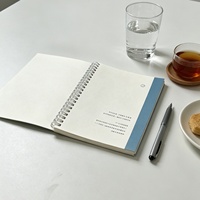 Cahiers à spirales personnalisés, carnets minimalistes lignés/à points avec impression personnalisée