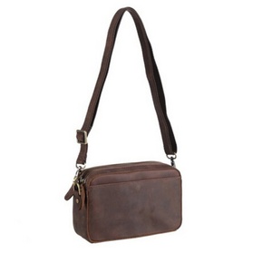 Portefeuilles en cuir Boshiho pour homme, sac à main en cuir de vachette, sac bandoulière pour homme - Product Image 6
