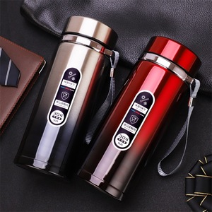 304 Stainless Steel Insulated Water <b>Bottle</b> Large Capacity Vacuum Straight Cup Travel Use - Product Image 1