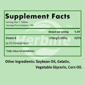 Venta al por Mayor OEM - Personalizable - Vitamina D3 5000 UI - Liberación Rápida, Apoyo Inmunológico, Suplementos de Vitamina D - Product Image 2