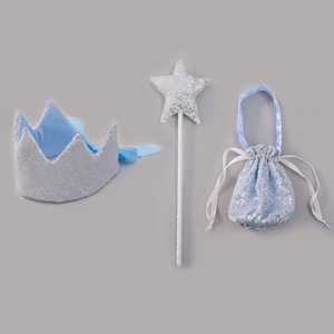 Mantelle con paillettes stampate per bambini festa di compleanno ragazza abito da principessa con cappuccio <span class=keywords><strong>mantello</strong></span> principessa con cappuccio Costume - Product Image 6