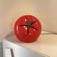Vente en gros et sur mesure de lampes d'ambiance modernes minimalistes en forme de tomate pour salons, chambres à coucher et chambres d'enfants