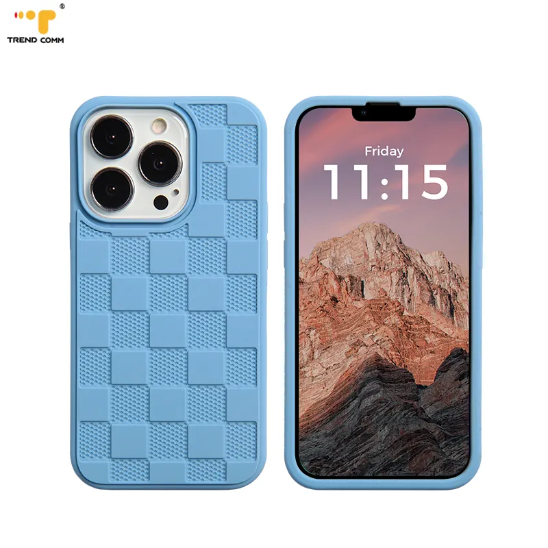 Sublimation 3D Silicone Manufacturer Custom Phone Case For iPhone Apple 12 13 14 Pro Max