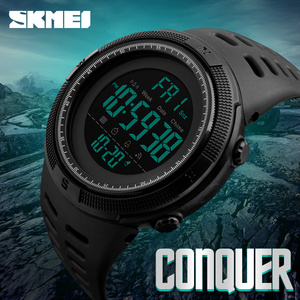 Meilleure montre de sport numérique pour homme <span class=keywords><strong>SKMEI</strong></span> <span class=keywords><strong>1251</strong></span> en plastique, étanche 5 ATM, vente en gros à prix abordable - Product Image 2