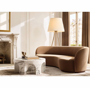 Ghế dài thư giãn <span class=keywords><strong>b</strong></span>ằng gỗ Cloud Couch, kiểu <span class=keywords><strong>sectional</strong></span>, chất liệu gỗ nguyên khối, thiết kế cong đơn giản, thích hợp cho phòng khách và phòng ngủ. - Product Image 4