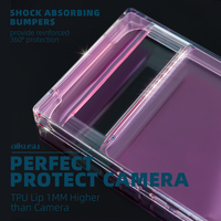 Ensemble de coques Pixel 8 Pro pour Google Pixel Pro 6a coque de téléphone TPU PC béquille transparente à paillettes pour étui Google Pixel 7
