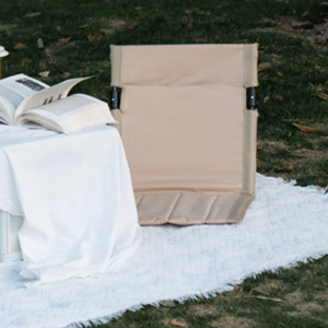 Kursi Pantai Lipat Ringan Bahan Aluminium dan Kain Oxford, Kursi Santai Model Bulan, Mudah Direbahkan, Cocok untuk Berkemah dan Bersantai di Halaman - Product Image 2