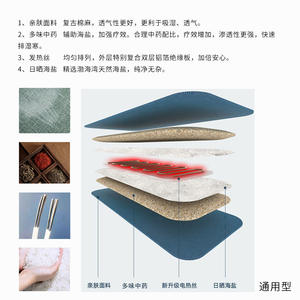 Compresse Chaude Turing au Sel Marin, Thérapie Chauffante Électrique Polyvalente pour le Dos, les Épaules et le Cou - Product Image 3