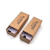 Maofar – boîte cadeau de luxe en papier Kraft, Logo personnalisé, boîte à lunettes de soleil, emballage
