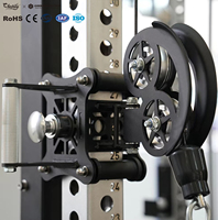 Máquinas de Gimnasio Profesionales de Alta Resistencia, Rack de Entrenamiento Multifuncional Smith, Equipo de Gimnasio Unisex de Hierro y Metal, Juego Completo
