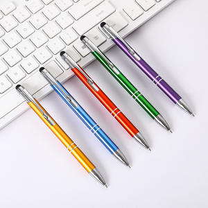 New Custom Promotional Hotel Office Gift Metal <b>Pen</b> 2 in 1 Multifunction Touch Ball <b>Pen</b> With Logo - Product Image 1
