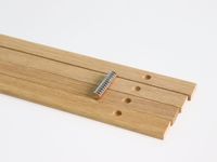 Cadre magnétique pour affiches en bois de teck fait main, écologique, sur mesure, en bois naturel, remplace facilement l'art sur toile