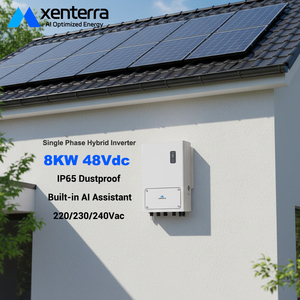 Générateur hybride à <span class=keywords><strong>onduleur</strong></span> Xenterra 8 kW IP65, <span class=keywords><strong>onduleur</strong></span> 8 kW 48 volts, <span class=keywords><strong>onduleur</strong></span> solaire domestique à onde sinusoïdale pure 48V 220V 230V 8000W - Product Image 1