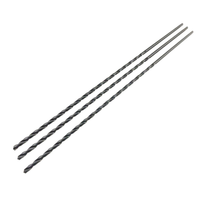 Forets hélicoïdaux HSS sur mesure à queue parallèle extra longue, longueurs étendues 160 200 300 400 500 600 mm pour perçage de trous profonds