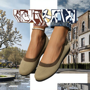 Zapatos Planos para Mujer 2025, Talla Grande, Transpirables, Sin Cordones, Punta en Pico, Ligeros, para Caminar, Moda de Verano, Invierno y Todas las Temporadas - Product Image 3