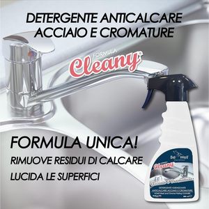 Limpiador de Acero y Cromo Cleany de Marca Privada OEM, 500 ml, Antical, para Uso Doméstico - Product Image 2