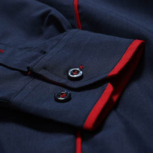 Camisas de Vestir de Diseño Entallado de Manga Larga, Casuales, de Moda, de Marca, Talla Grande, Personalizadas al por Mayor, para Hombre, 100% Algodón, 2020 - Product Image 4