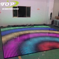 Autocollants de mariage personnalisés p10 led, adhésif vidéo pour sol de danse