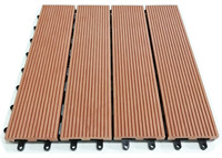 Dalles de terrasse WPC 30*30 anti-décoloration pour l'extérieur