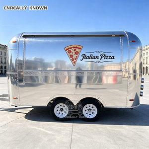 Commercial <b>BBQ</b> Trailer Fully Equipped Hot Dog Food Truck CE Range Hood Catering Kitchen - Product Image 6