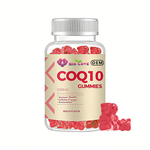 Coenzyme Q10 Gummy 60Gummies 250mg Ubiquinone Omega3 <span class=keywords><strong>EPA</strong></span> <span class=keywords><strong>DHA</strong></span> Magnésium Zinc Soutien immunitaire Énergie cellulaire Vente en gros Meilleure vente - Product Image 1