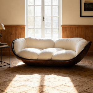 Ensemble de canapés en bois courbé, mobilier de salon moderne, canapé de luxe pour <span class=keywords><strong>la</strong></span> maison, l'hôtel, <span class=keywords><strong>la</strong></span> villa, décoration confortable et durable - Product Image 2