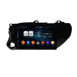 KD-1042 di vendita Caldo Android 9 Auto Stereo Auto Radio GPS Per toyota Hilux 2016-2018 schermo di tocco pieno con funzione DSP