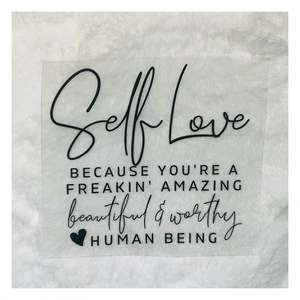 Calcomanías Personalizadas UV DTF con Mensajes Positivos de Autoestima, Resistentes al Agua, Listas <span class=keywords><strong>para</strong></span> Planchar, <span class=keywords><strong>para</strong></span> Vasos de Vino, Computadoras Portátiles y Más - Product Image 1