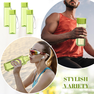 Wholesale Custom Logo Printed BPA Free Plastic Sports Water Bottle PET Transparent Bottle - Product Image 4